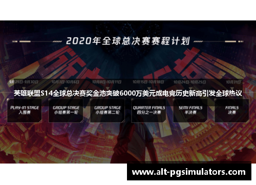 英雄联盟S14全球总决赛奖金池突破6000万美元成电竞历史新高引发全球热议